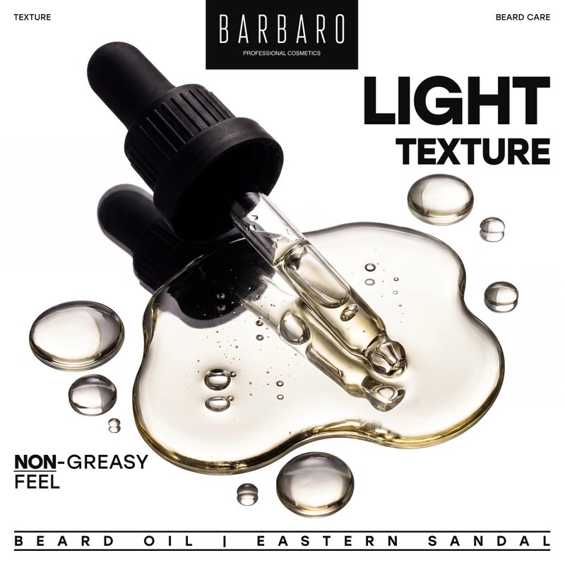 BARBARO Beard Oil for Men Fast Growth Natural Eastern sandal Barbaro 30 ml. - Image 3